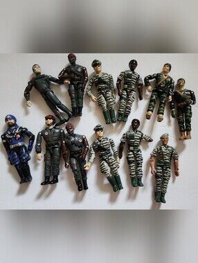 Vntg Lanard The Corp Action Figures Lot Of 12 1980s